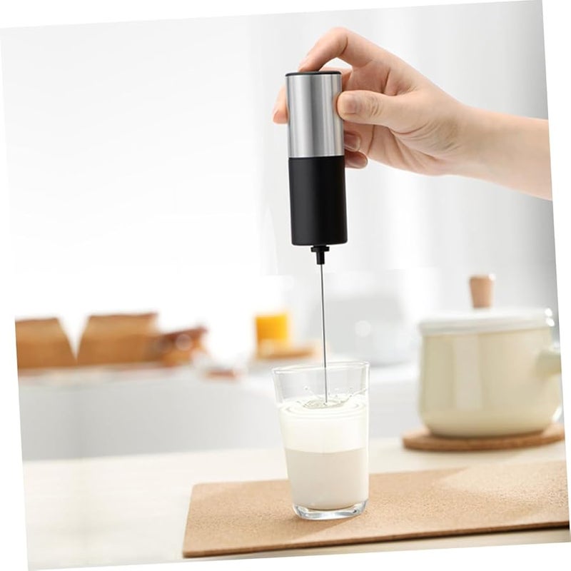 Healifty Stainless Steel Electric Milk Frother Handheld Mixer For Coffee Eggs Butter - Image 5